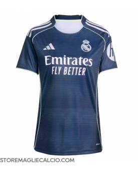 Real Madrid Maglia Gara Trasferta Repliche 2025-26 Donna
